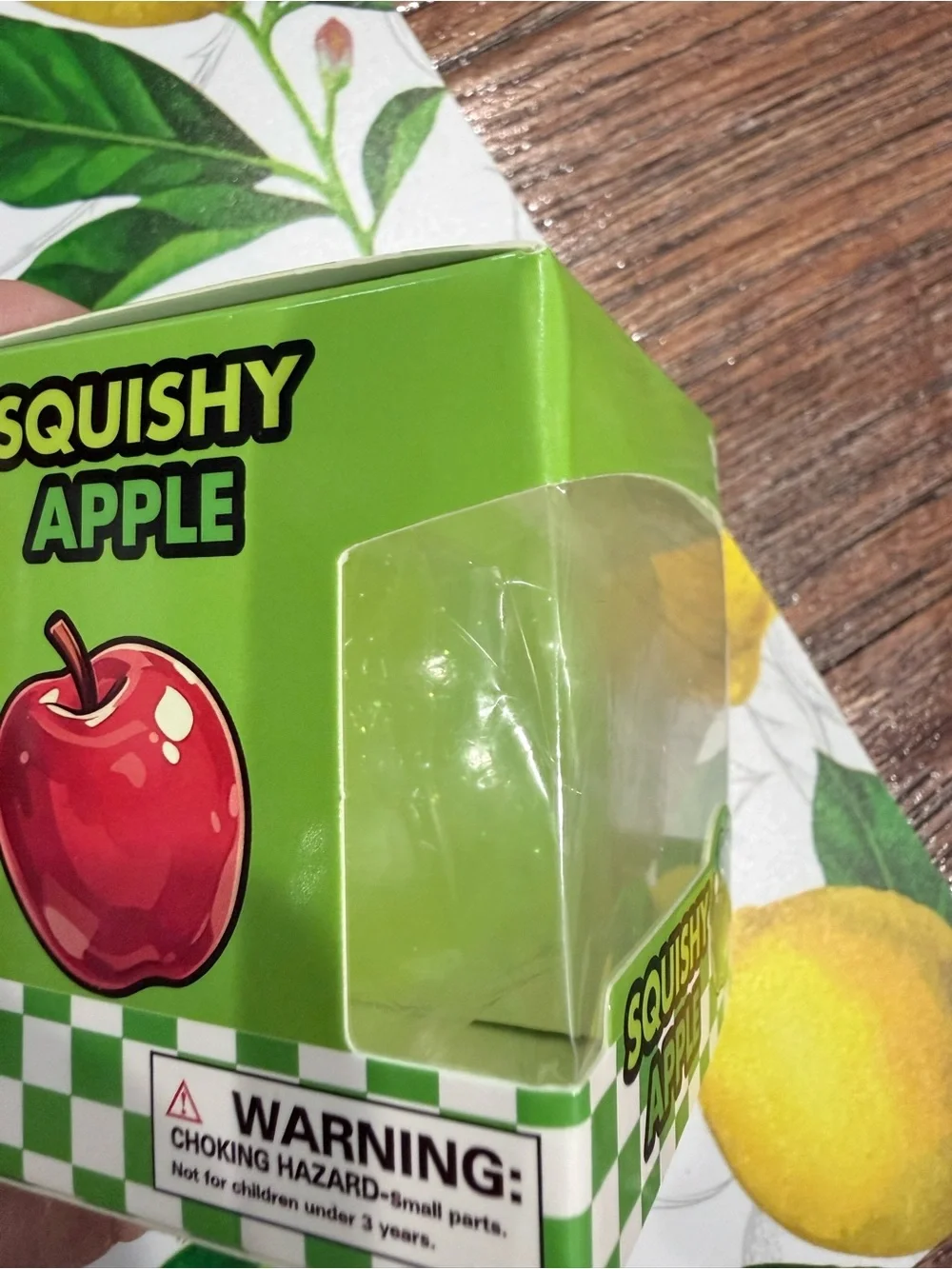 Squishy Apple Stress Ball Toy - Green